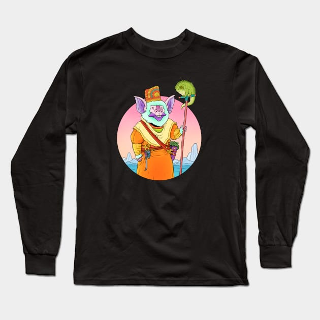 Bat Wizard Long Sleeve T-Shirt by Tim Molloy Art